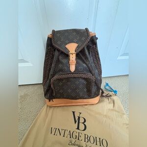 Louis Vuitton backpack- by vintage boho bags